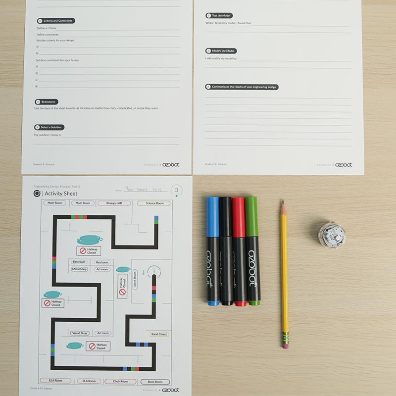 Explore the top STEM lesson for middle schoolers with Engineering Desing Process Lesson 2 by Ozobot