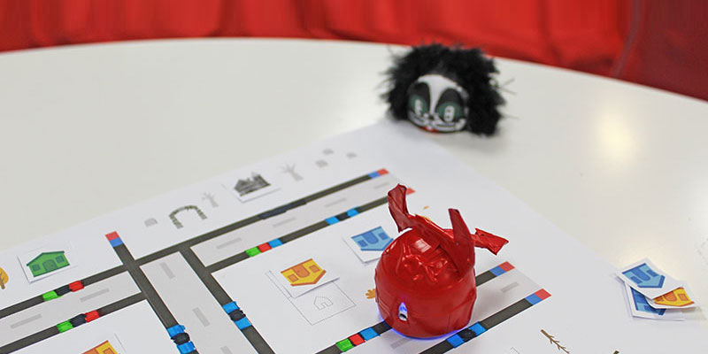 Ozobot Trick or Treat, a STEAM Halloween coding game