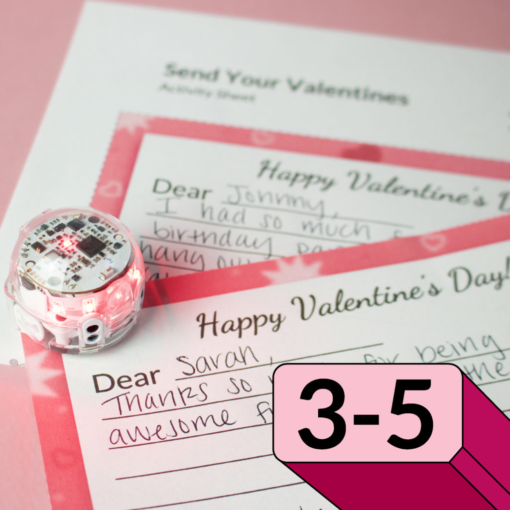 Send Your Valentines STEAM lesson for students.