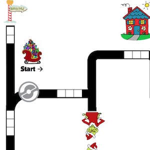A picture from the OzoClaus STEAM lesson for students in grades K-5