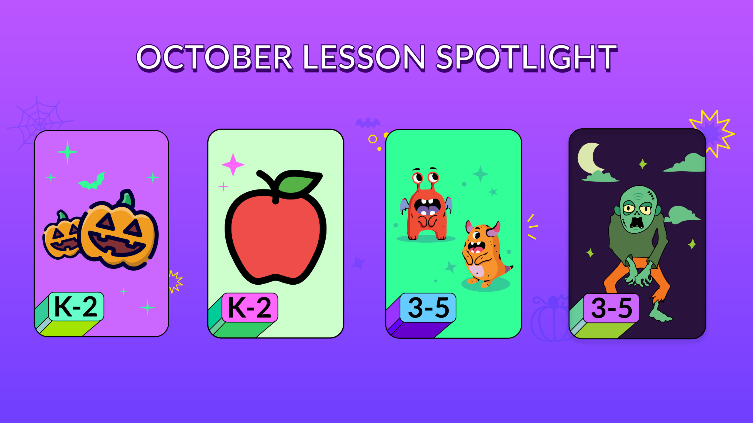 October Lesson Highlight for spooky season by Ozobot
