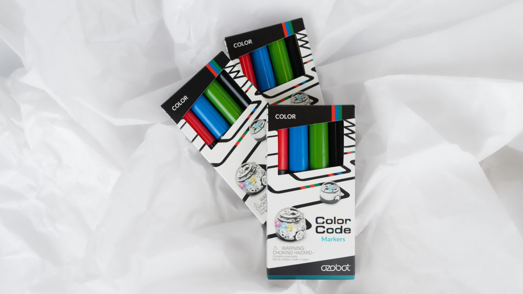 A picture of Ozobot Color Code Markers for scree-free coding