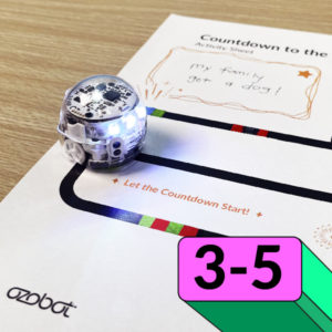 December Lesson Spotlight: Countdown to the New Year STEAM activity with Evo coding robot