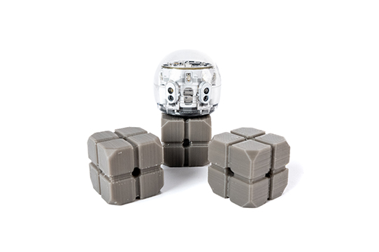 3D CAD Library: printable accessories for Evo coding robot STEM activities