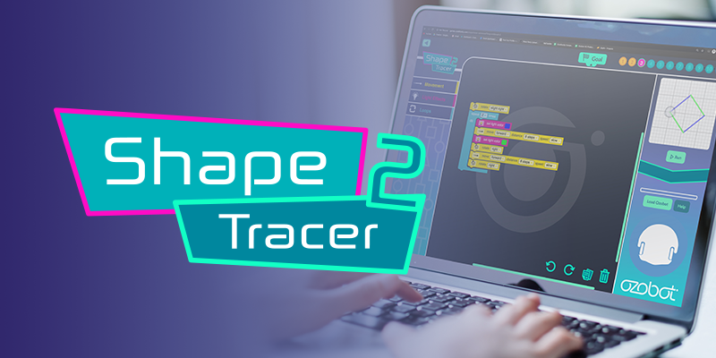 ShapeTracer 2: remote coding lessons with Ozobot