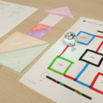 Students use line following and Ozobot Color Codes to program their bot to choose an object randomly. Beginner STEM activity for second graders.