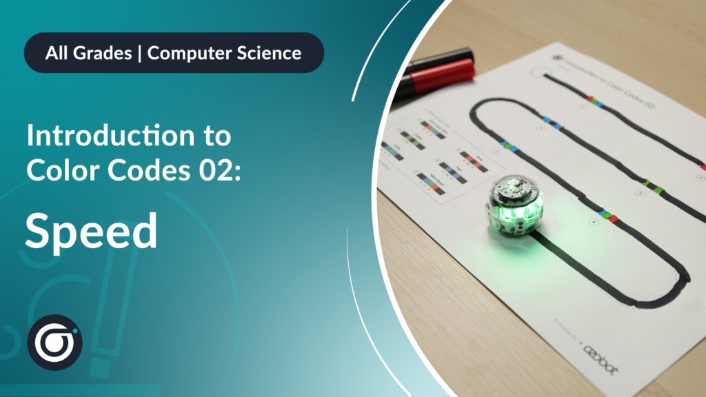 Introduction to Color Codes 2 Speed computer science activity for all grades by Ozobot