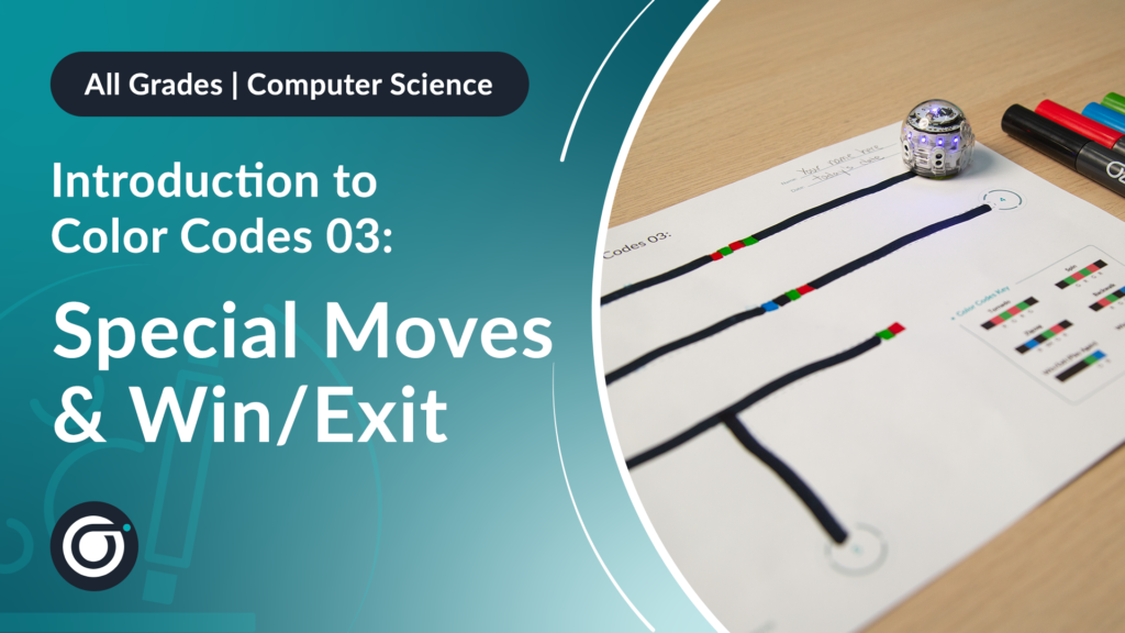 introduction to Color Codes 3 Special Moves and Win Exit computer science activity for all grade levels
