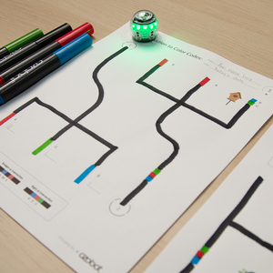 Video lessons for Intro to Color Codes 04: Direction.
Low prep beginner STEM activities for students.