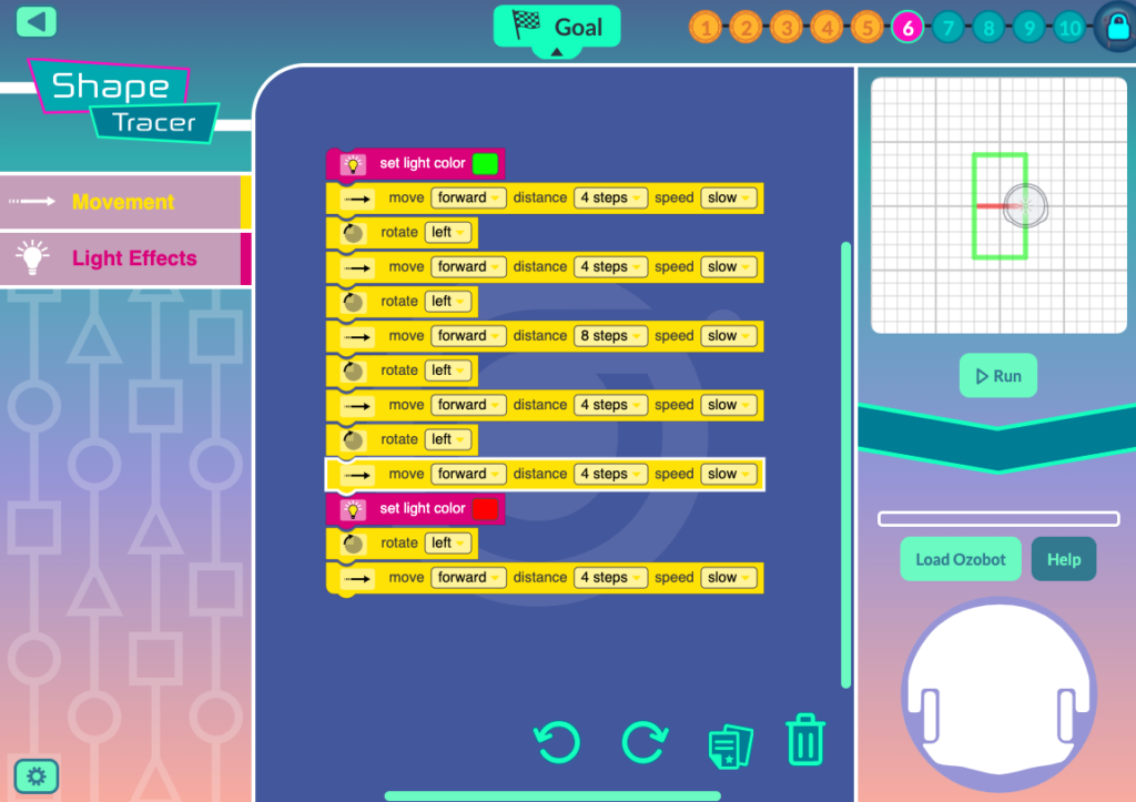 A picture from Level 6 Tips and Tricks for ShapeTracer 1 by Ozobot