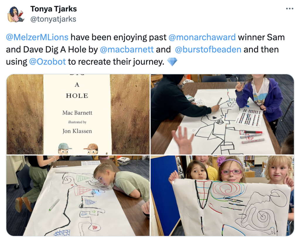 Students use special moves and direction Color Codes to recreate an adventurous journey