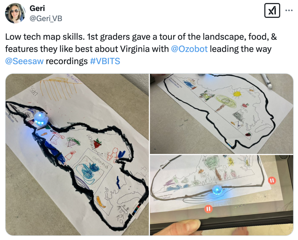 February OzoThings 2025 - first graders give a tour of the landscape, food & features they like best about Virginia