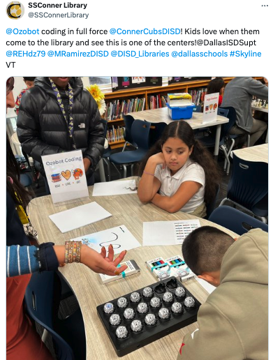 Conner Elementary School's coding club for students