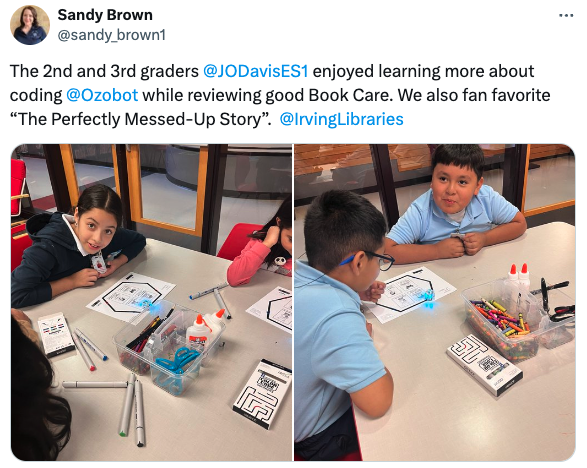 Students learn more about coding while reviewing the plots of their favorites tories