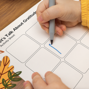 Ozobot's Let's Talk about Gratitude STEM activity for students in grades 3-5