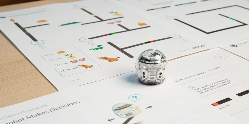 A picture of week 4 Introduction to Color Codes 3: Directionality remote friendly lesson by Ozobot
