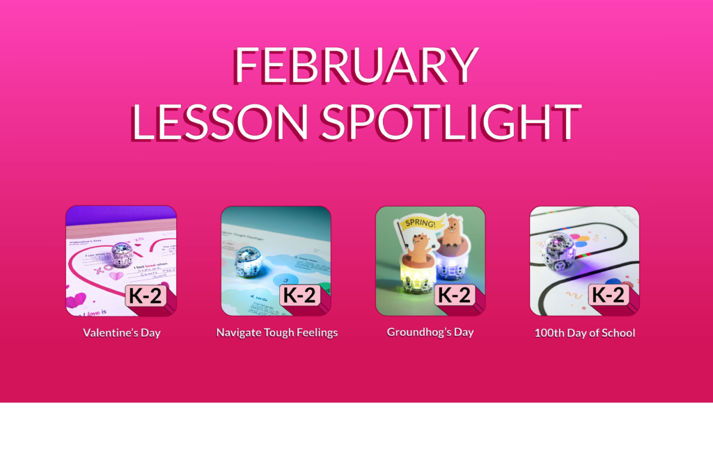February lesson spotlight STEAM education for the classroom by Ozobot